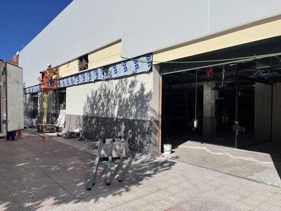 Trabajos realizados en fachada