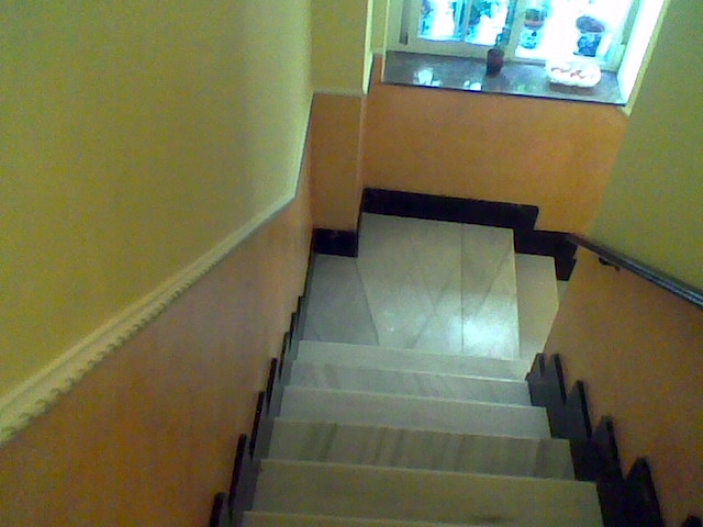 bajada de escaleras