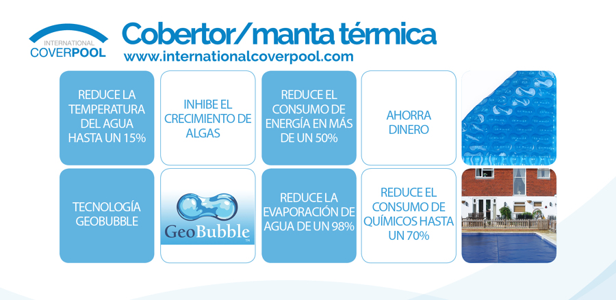 Manta térmica para piscina