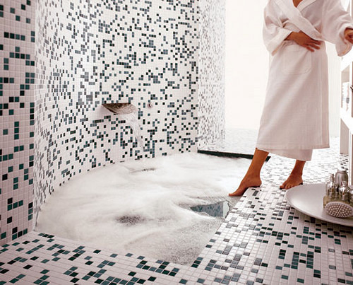 baño con gresite