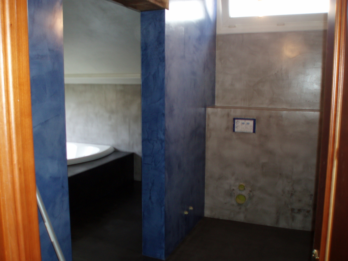 baño de microcemento 