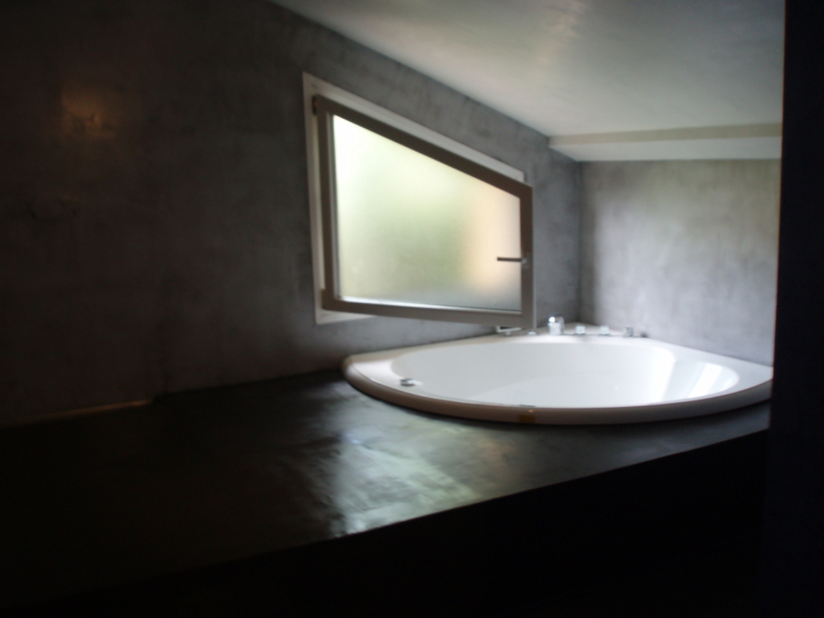 baño microcemento