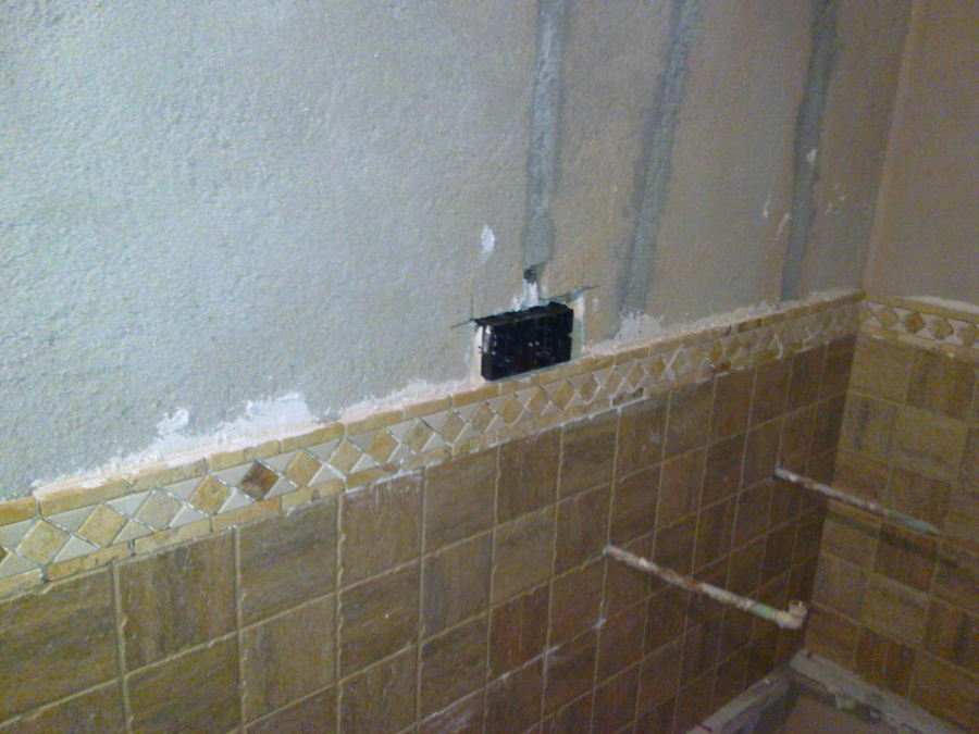baño rustico