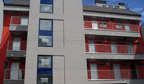 Bloque de viviendas de alquiler en Madrid