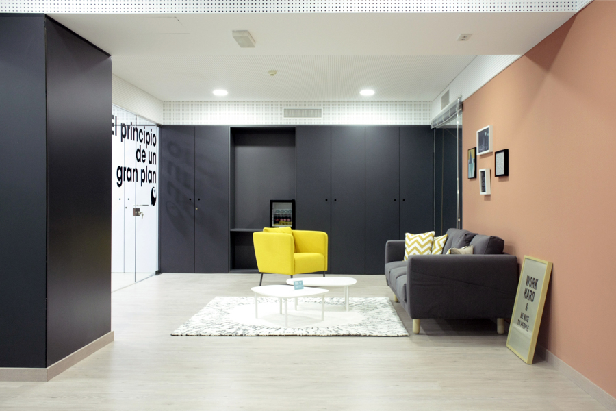Sala de espera en oficinas