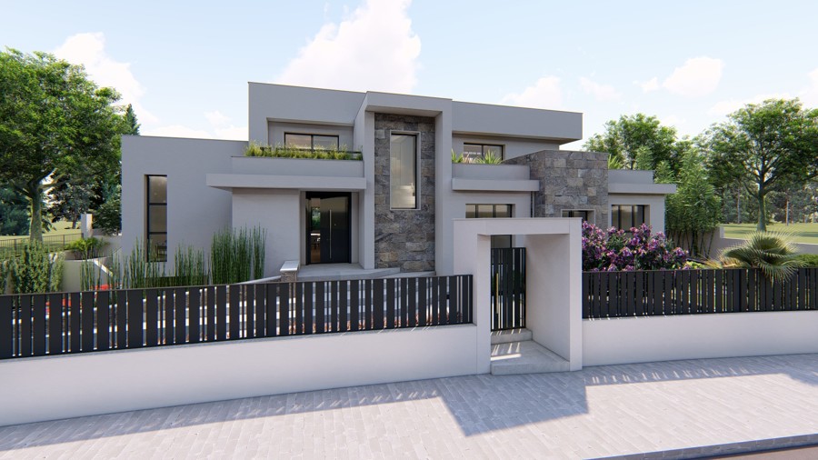 Vivienda unifamiliar, paisajismo e interiorismo