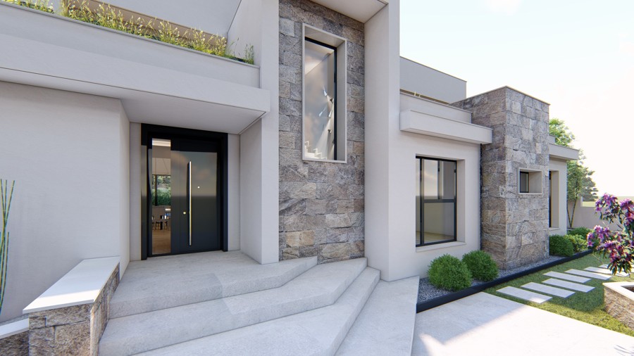 Vivienda unifamiliar, paisajismo e interiorismo