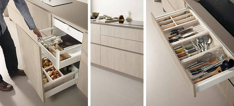 cajones interiores