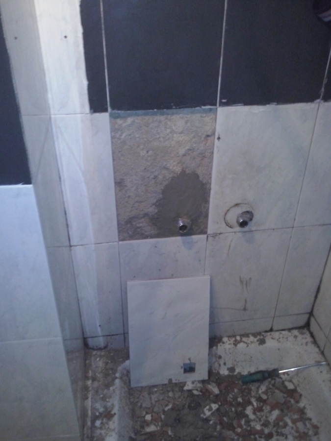 Reparación de fuga en codo pipa