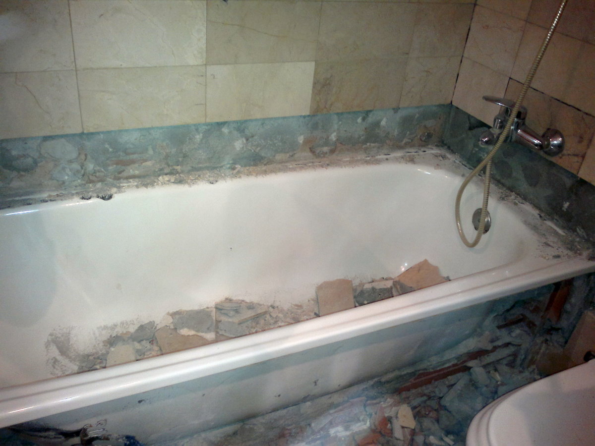 Cambio de bañera.