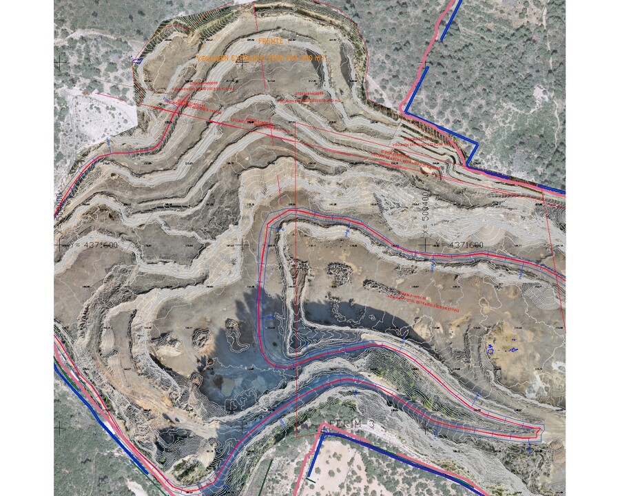 Levantamientos topográficos con dron.