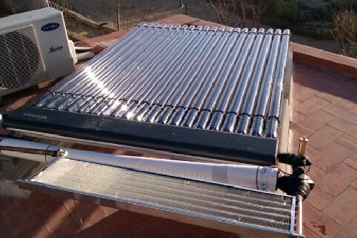 Captador solar tubular
