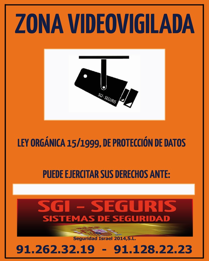 CARTEL OBLIGATORIO LEY PROTECCIÓN DE DATOS
