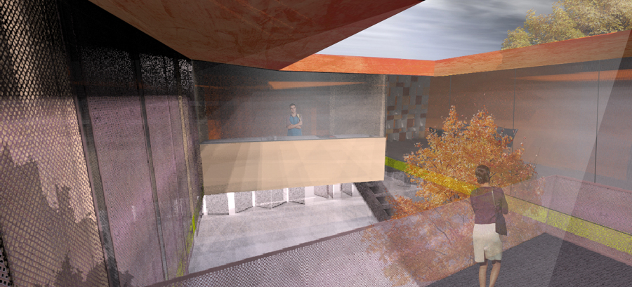 Casa M+_Vista hacia la Cocina