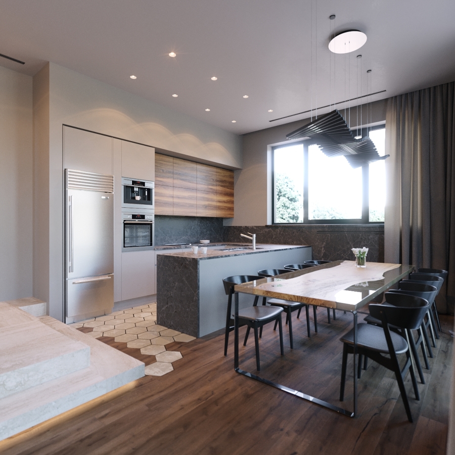 Cocina abierta