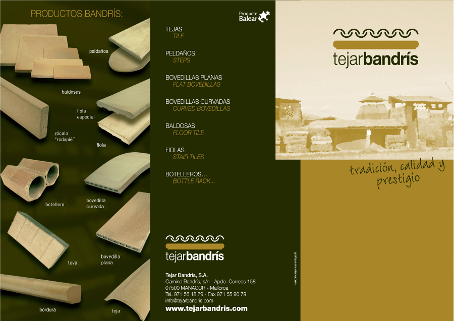 CATALOGO E INFORMACION TEJAR BANDRIS