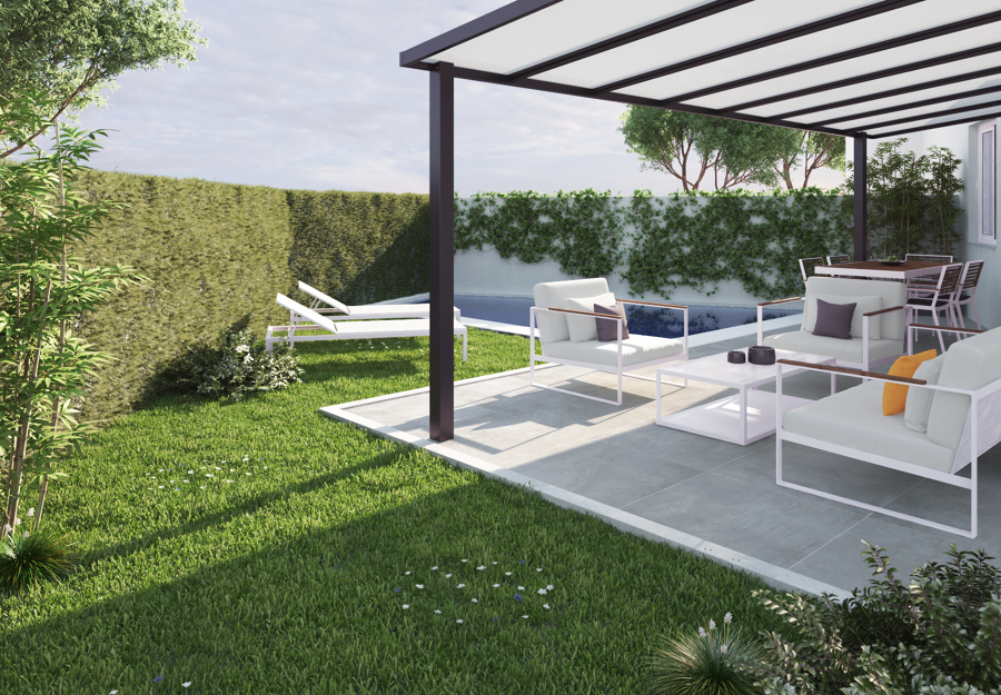 Terraza piscina