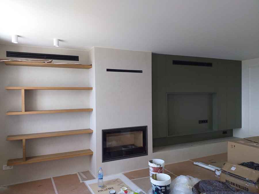 chimemea con mueble