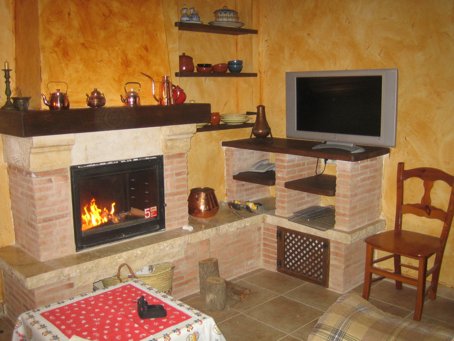 Chimenea en ladrillo