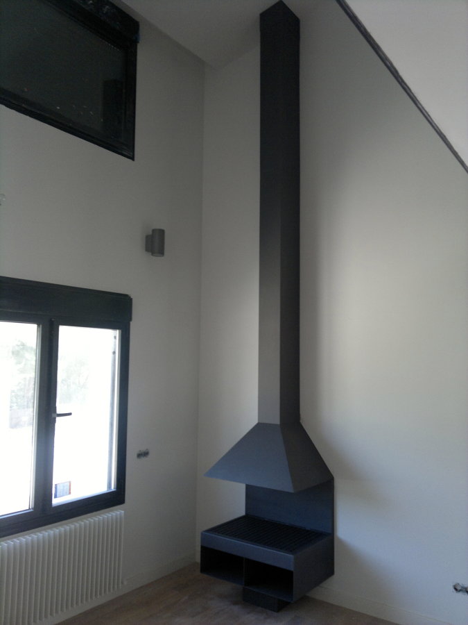 Foto: chimenea metálica modelo especial según df de chimeneas ...