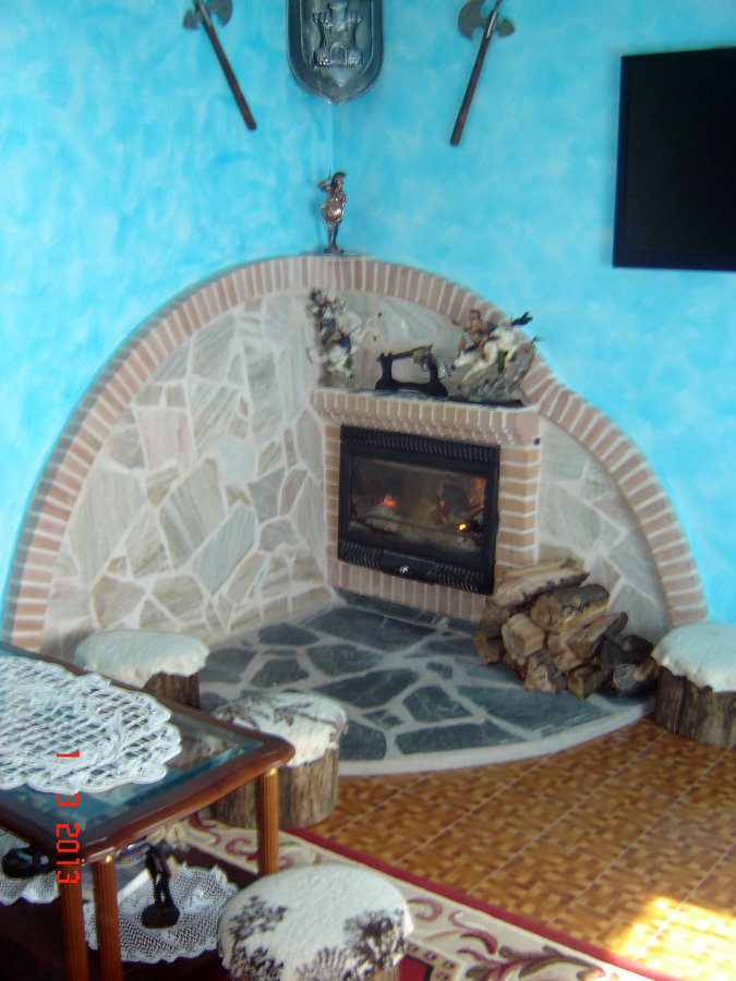 Chiminea en mi casa