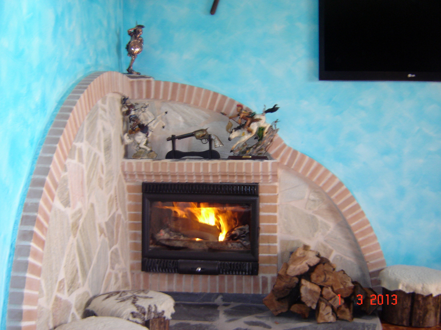 Chiminea en mi casa
