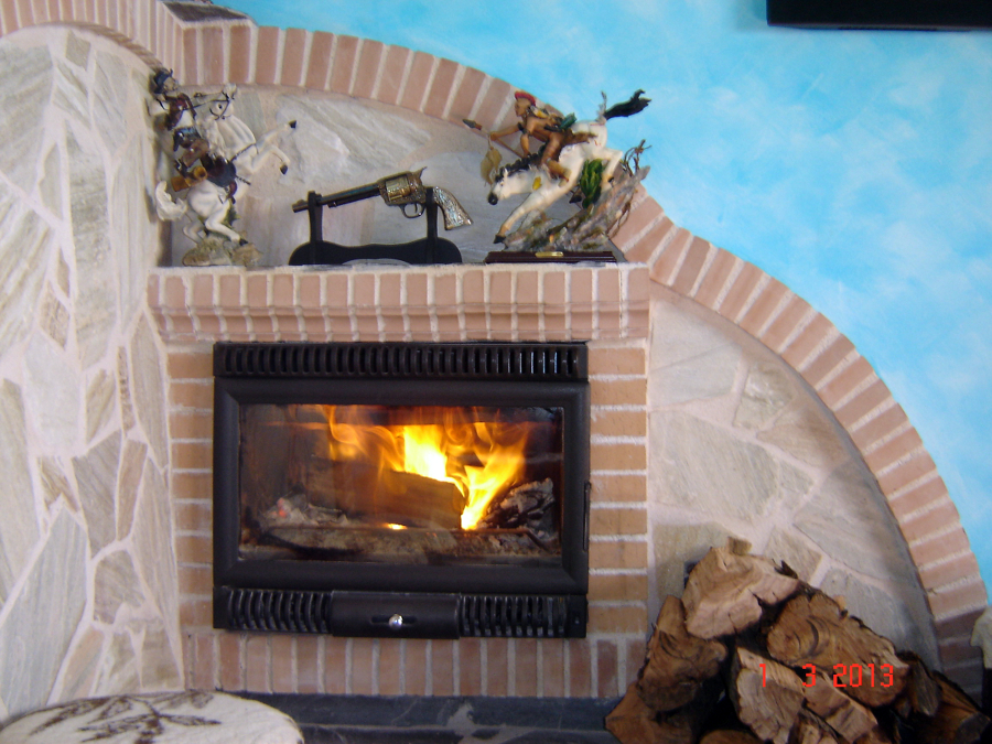 Chiminea en mi casa