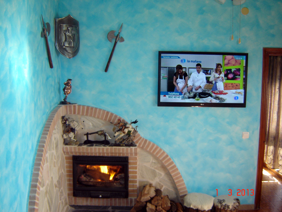 Chiminea en mi casa