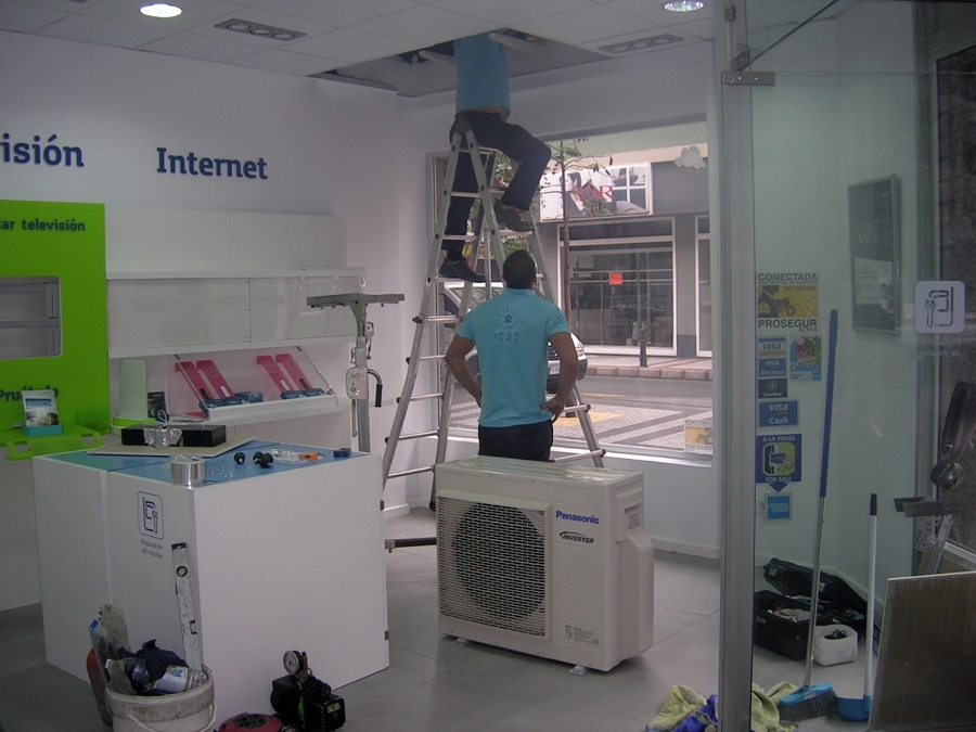 Climatización de local comercial