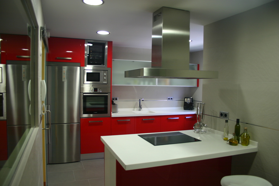 reforma de cocina y amueblamiento de la misma