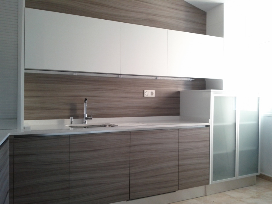 Forrado de pared cocina