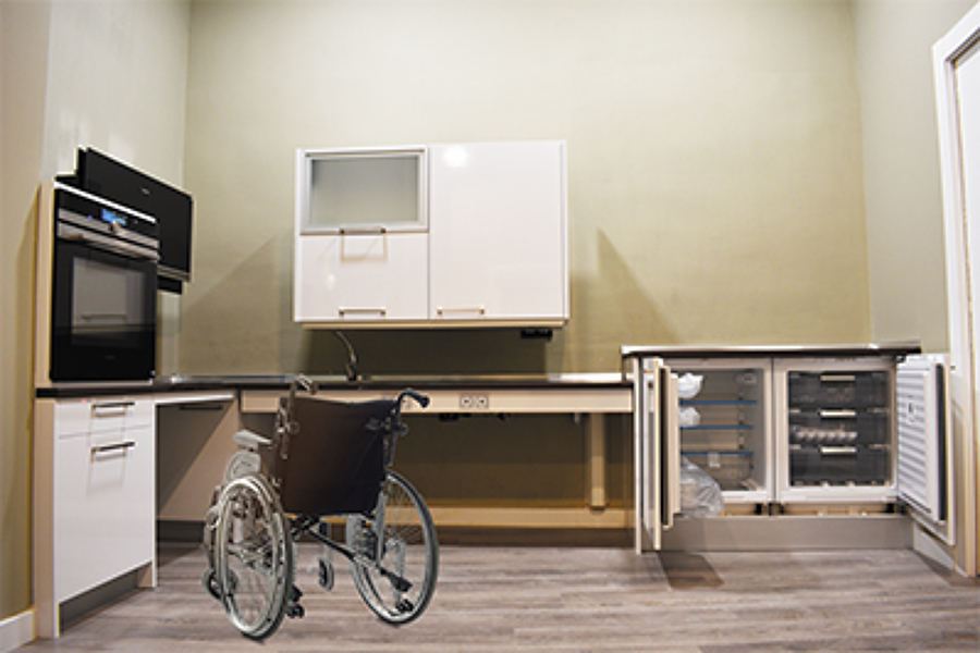 Cocina adaptada.