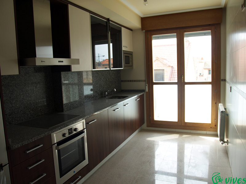 Cocina de los pisos en venta de pisos en  Villanueva de Gállego (Zaragoza)