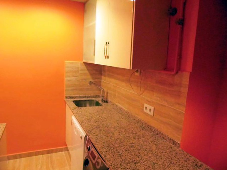 Cocina iluminada