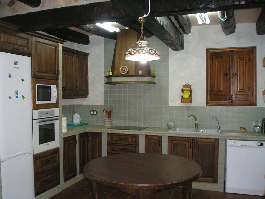 Cocina de roble