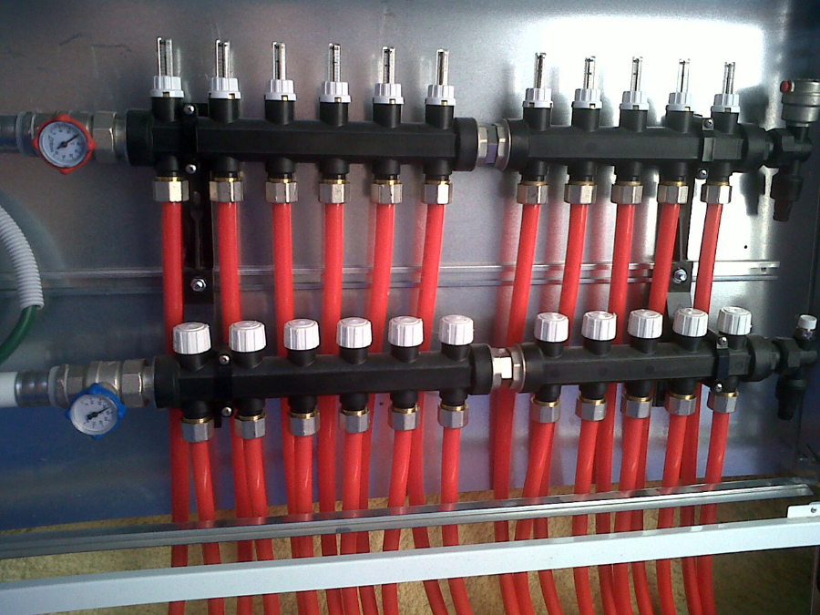 colector suelo radiante
