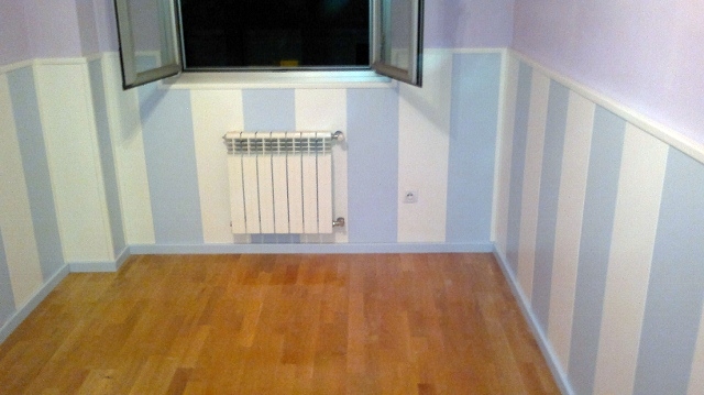 Colocación de friso.