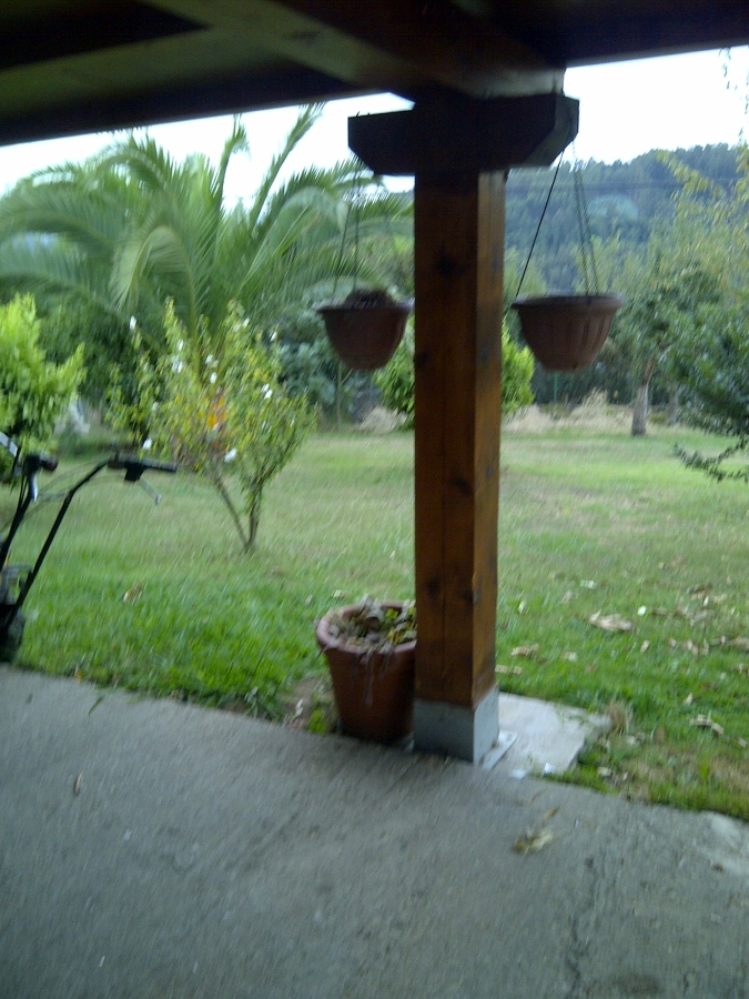 COLUMNA MADERA PORCHE