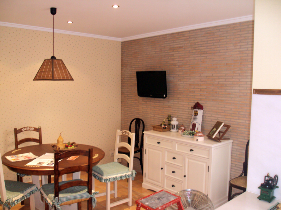 comedor cocina madera roble