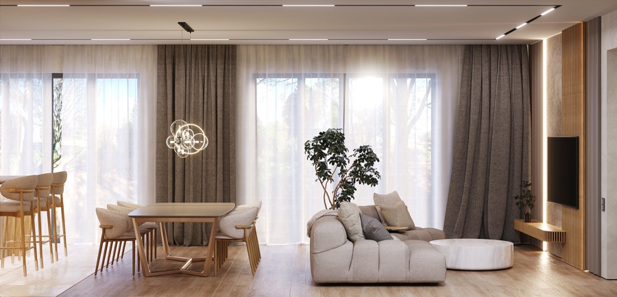 Comedor elegante — proyecto de decoración