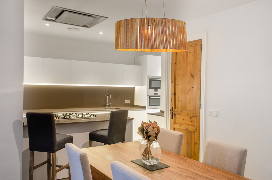 Comedor y cocina integrada