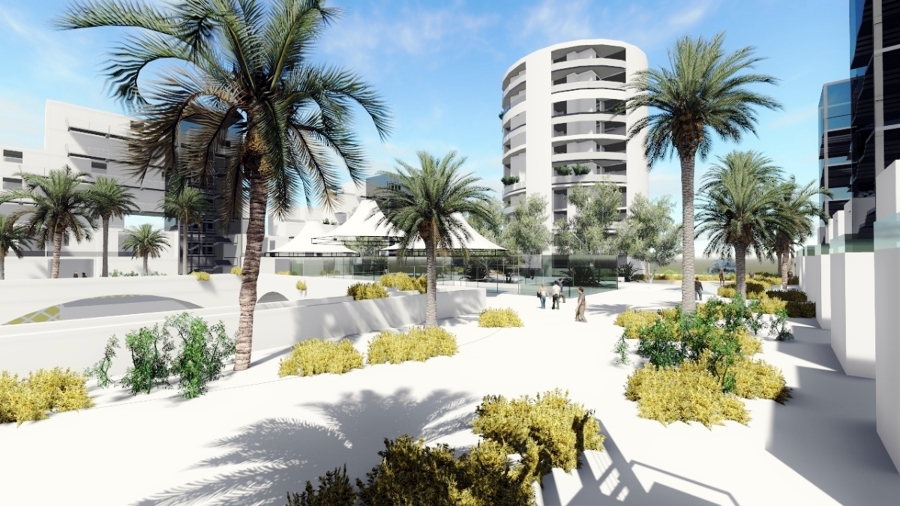 Complejo residencial y comercial