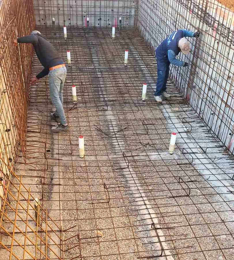 piscina de obra