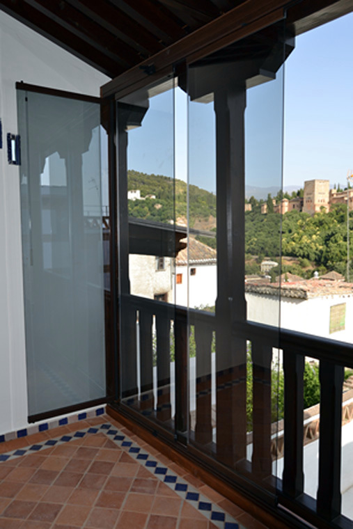 cortina de cristal en el albayzin