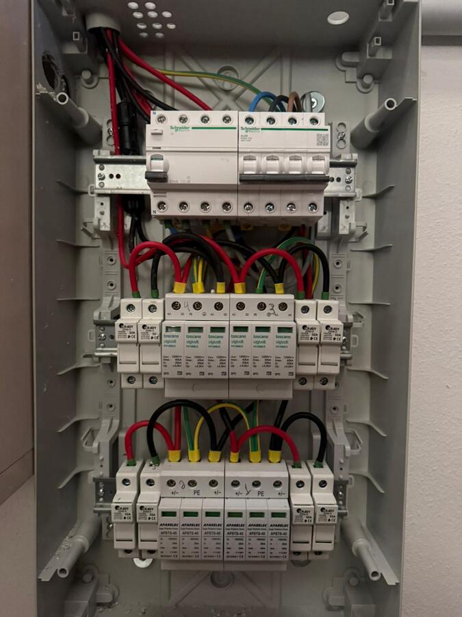 Instalacion de cuadro eléctrico en nave