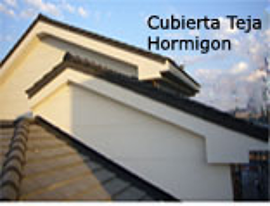 CUBIERTA DE TEJA DE HORMINGO SOBRE FORJADO 