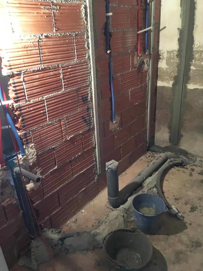 Preinstalacion baño