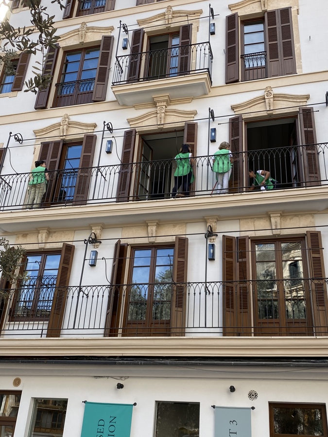 Limpieza general del edificio