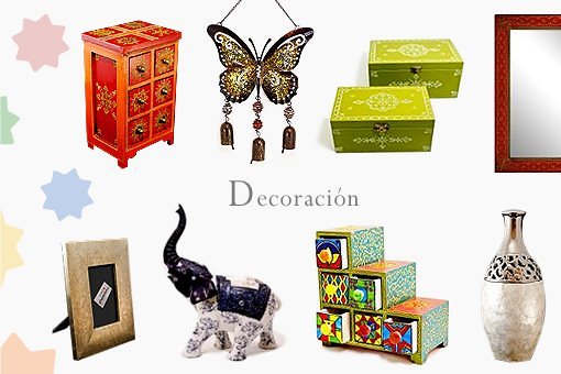 Decoración Artesanal de estilo Indio, etnico...