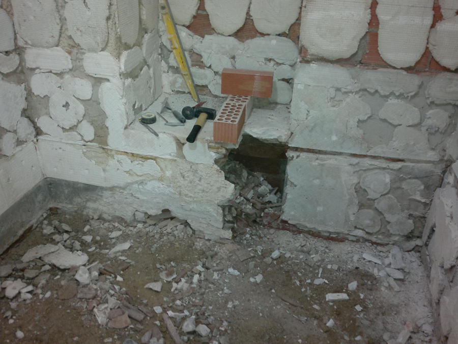 demolición y reforma de baño